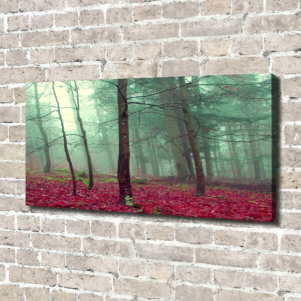 Canvas wall art Autumn leaves