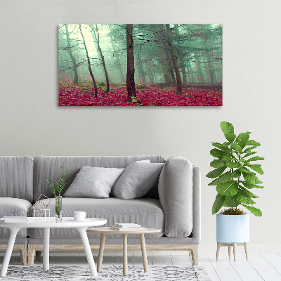 Canvas wall art Autumn leaves