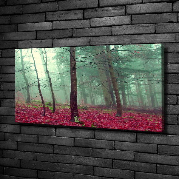 Canvas wall art Autumn leaves