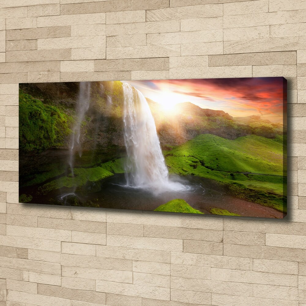 Canvas wall art Waterfall