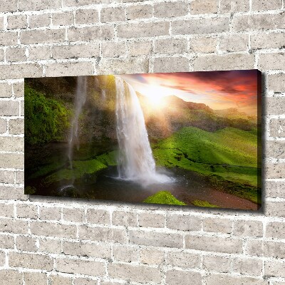 Canvas wall art Waterfall