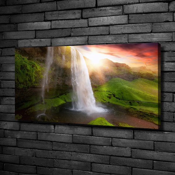 Canvas wall art Waterfall