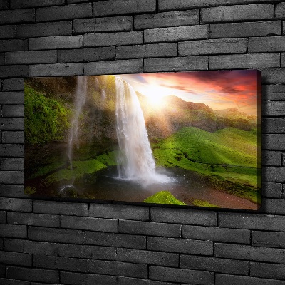 Canvas wall art Waterfall