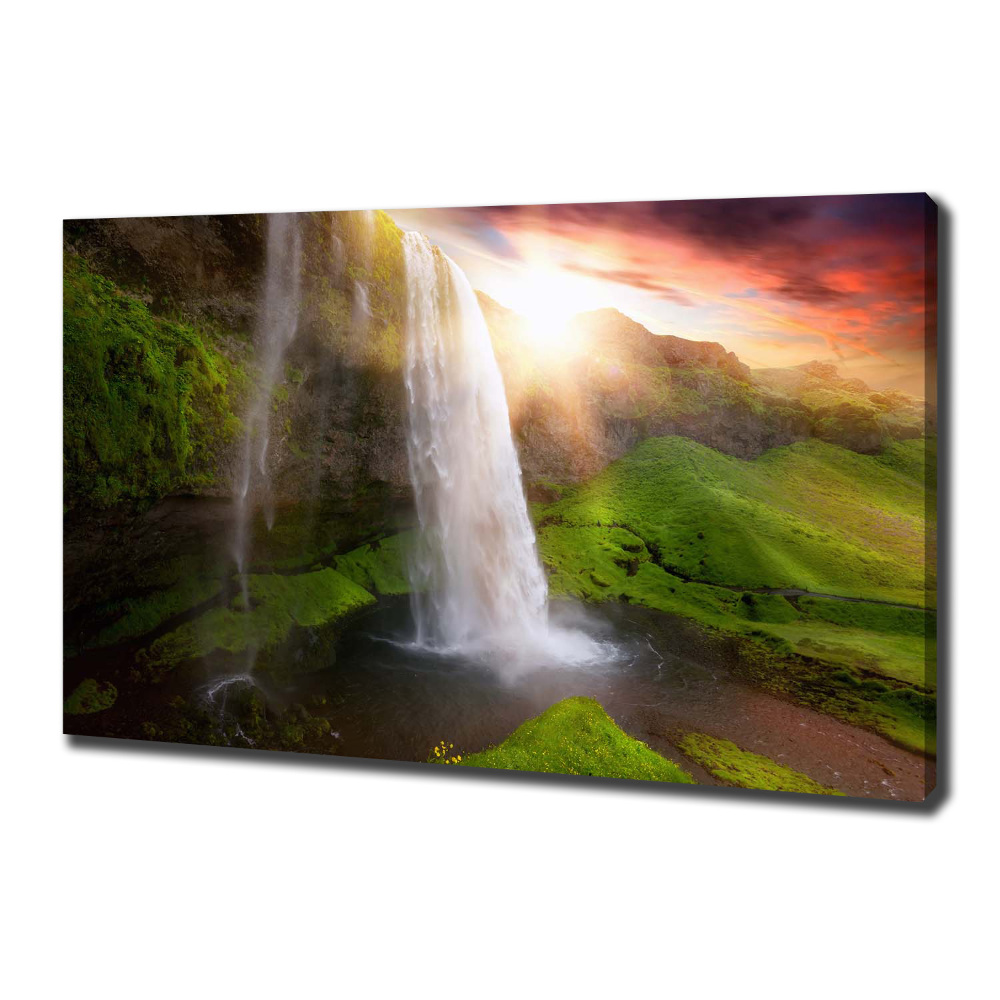 Canvas wall art Waterfall