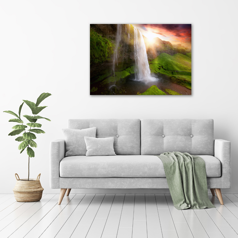 Canvas wall art Waterfall