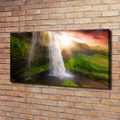 Canvas wall art Waterfall