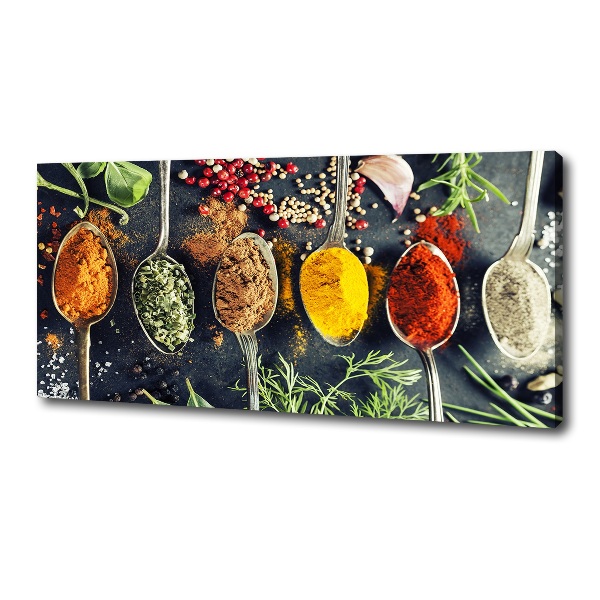 Canvas wall art Colorful spices