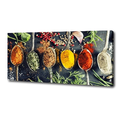 Canvas wall art Colorful spices