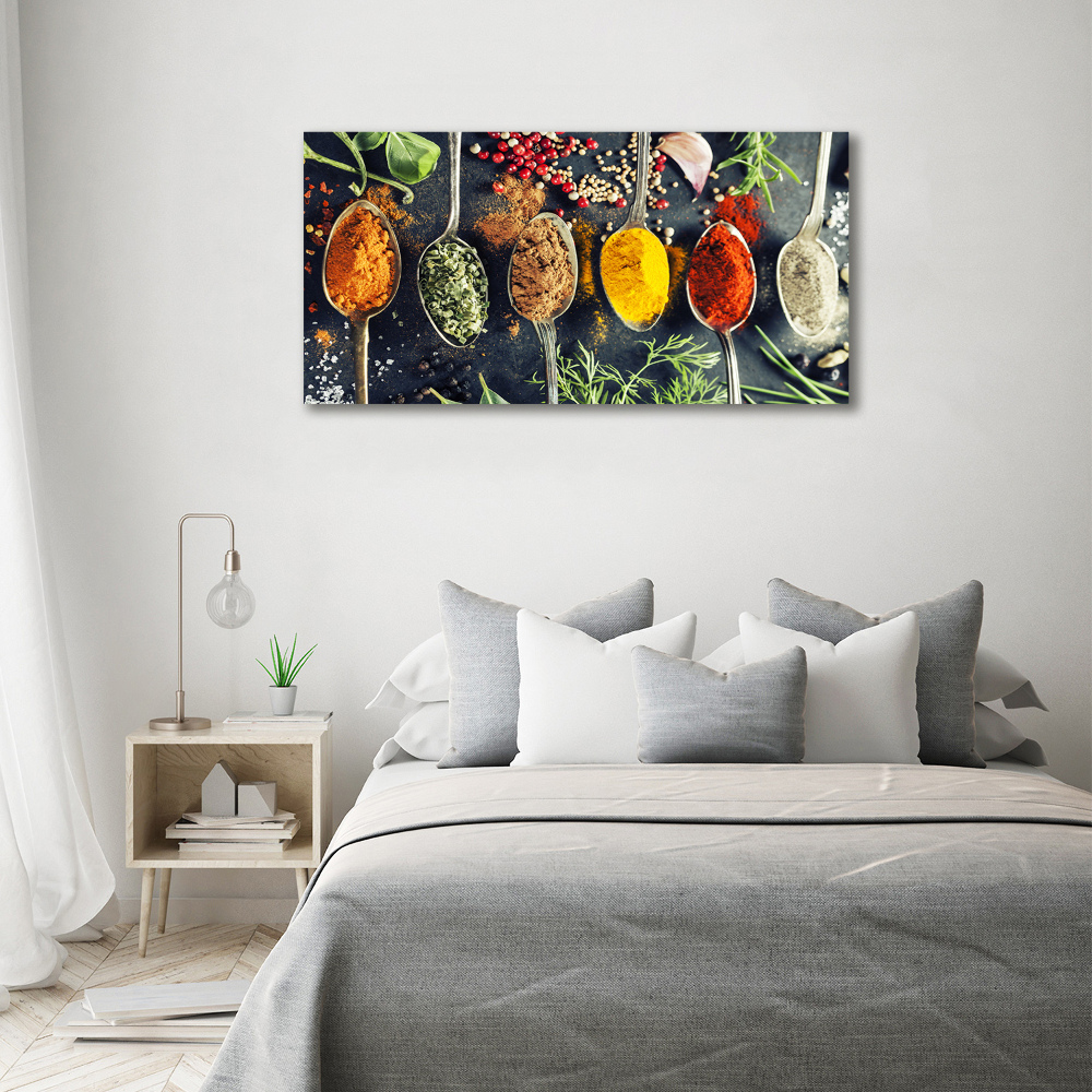 Canvas wall art Colorful spices