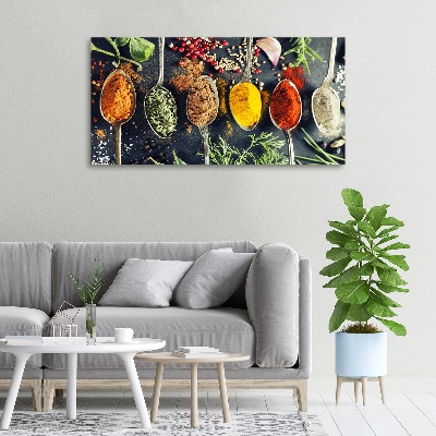 Canvas wall art Colorful spices