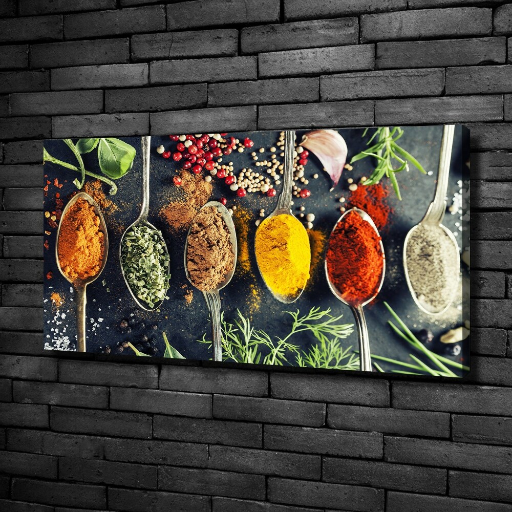 Canvas wall art Colorful spices