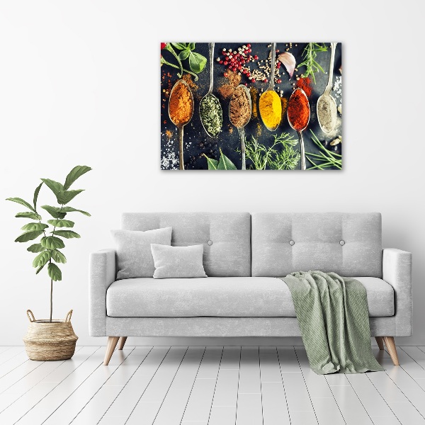 Canvas wall art Colorful spices