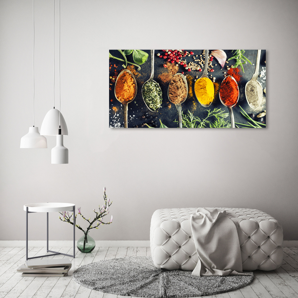 Canvas wall art Colorful spices