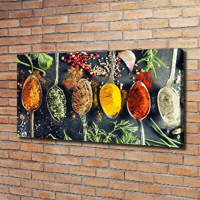 Canvas wall art Colorful spices