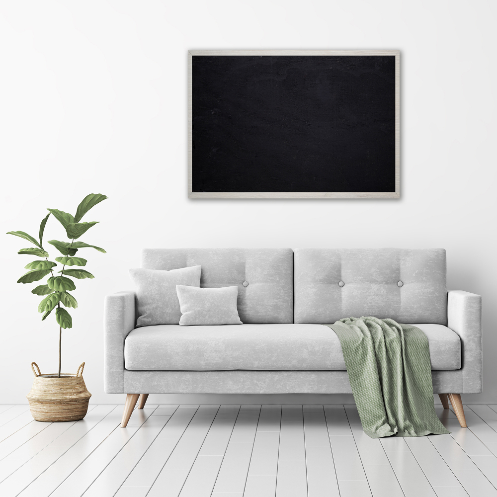 Canvas wall art Black board