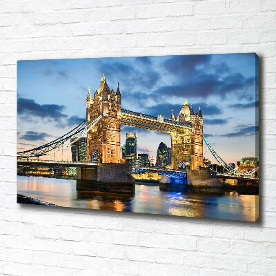 Canvas wall art Tower Bridge London