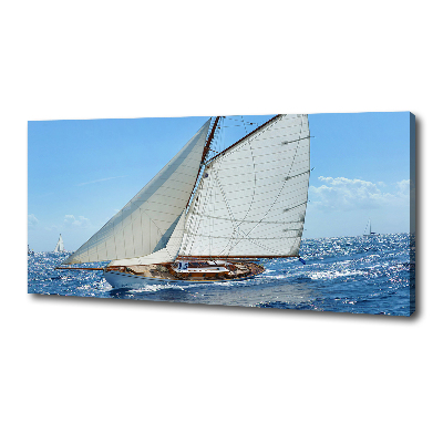 Canvas wall art Yacht