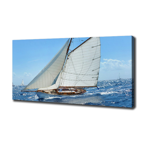 Canvas wall art Yacht