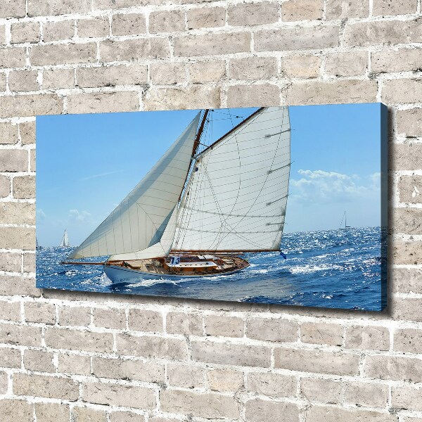 Canvas wall art Yacht