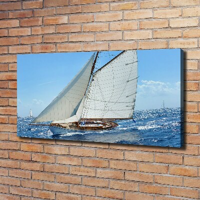 Canvas wall art Yacht