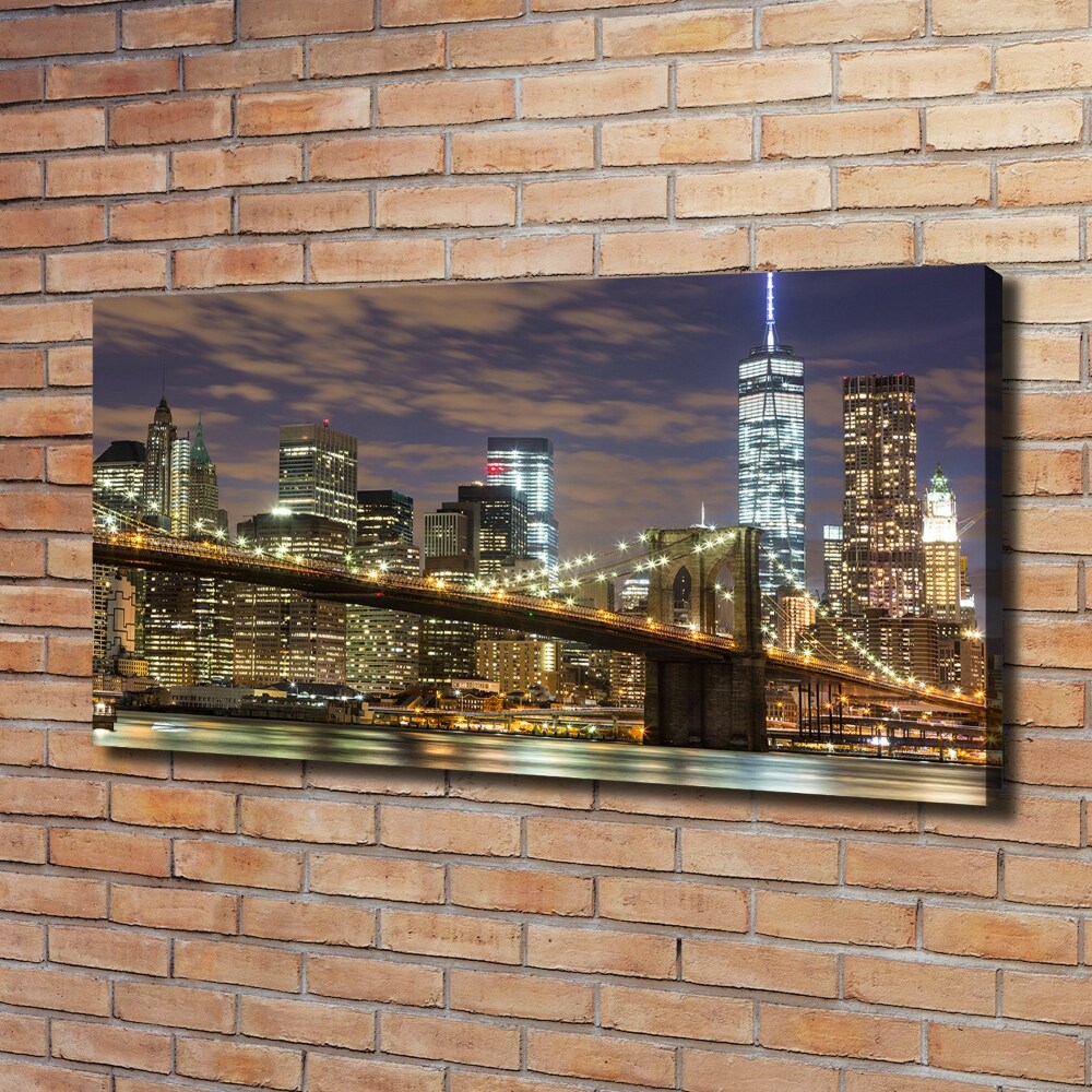 Canvas wall art Brooklyni bridge