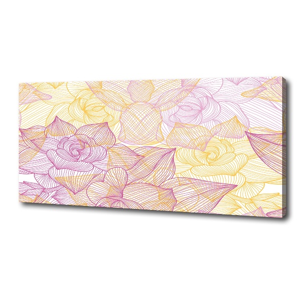 Canvas wall art Floral pattern