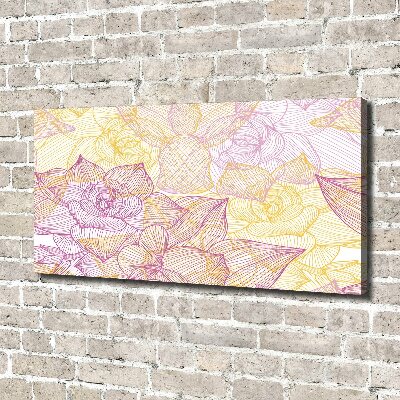 Canvas wall art Floral pattern