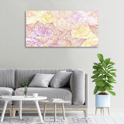 Canvas wall art Floral pattern