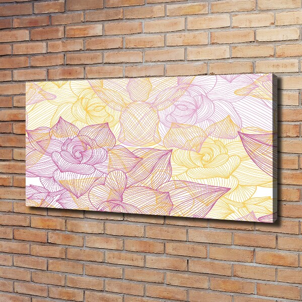 Canvas wall art Floral pattern