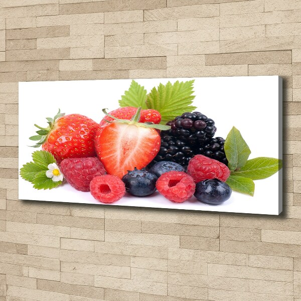 Canvas wall art Forest fruits