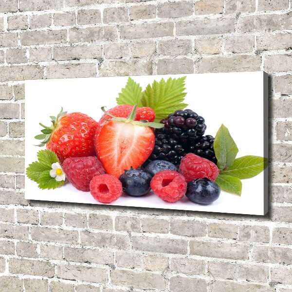 Canvas wall art Forest fruits