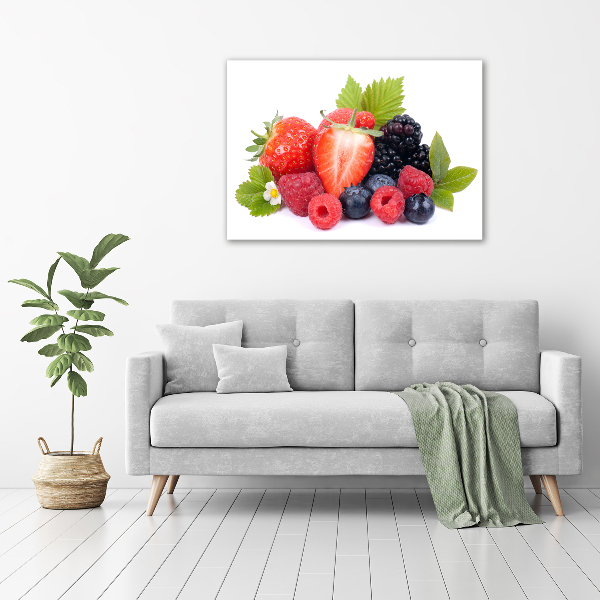 Canvas wall art Forest fruits