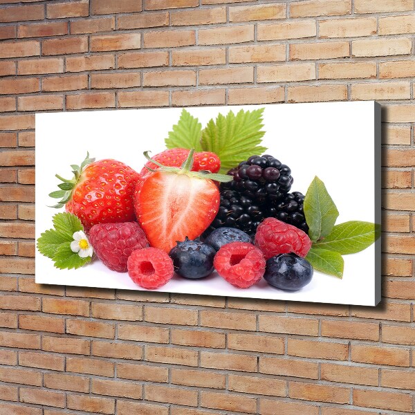 Canvas wall art Forest fruits