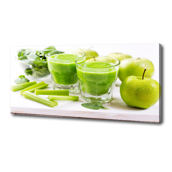 Canvas wall art Green cocktail