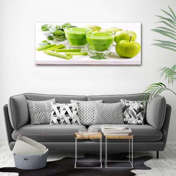 Canvas wall art Green cocktail