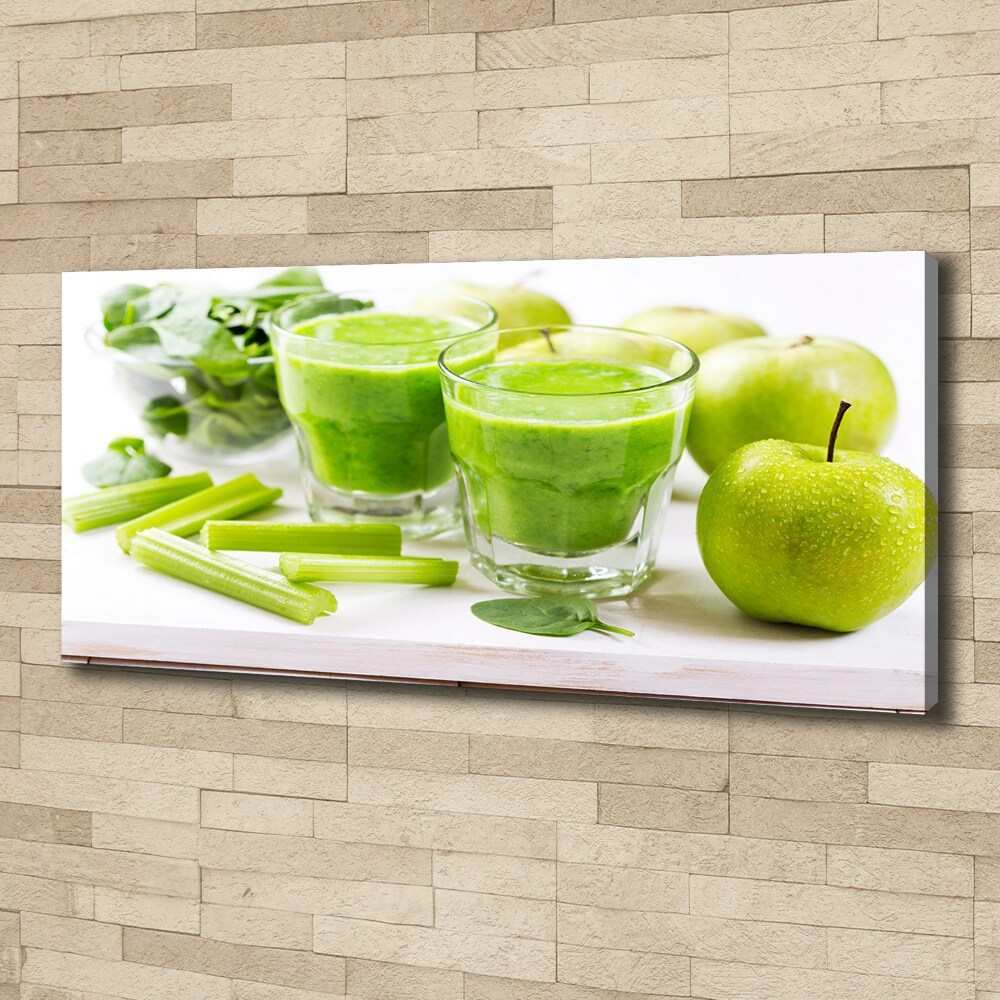 Canvas wall art Green cocktail