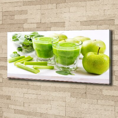 Canvas wall art Green cocktail