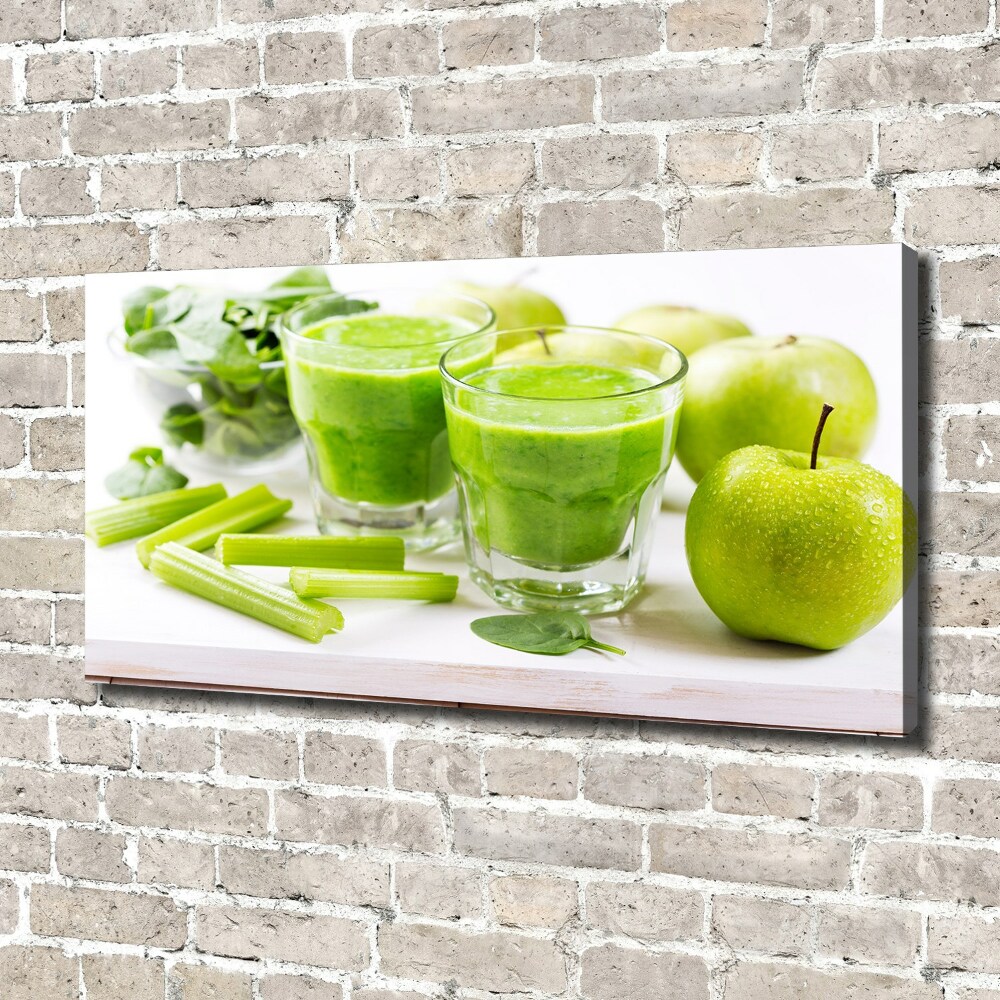 Canvas wall art Green cocktail