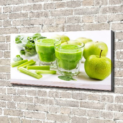 Canvas wall art Green cocktail