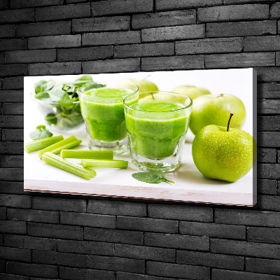 Canvas wall art Green cocktail