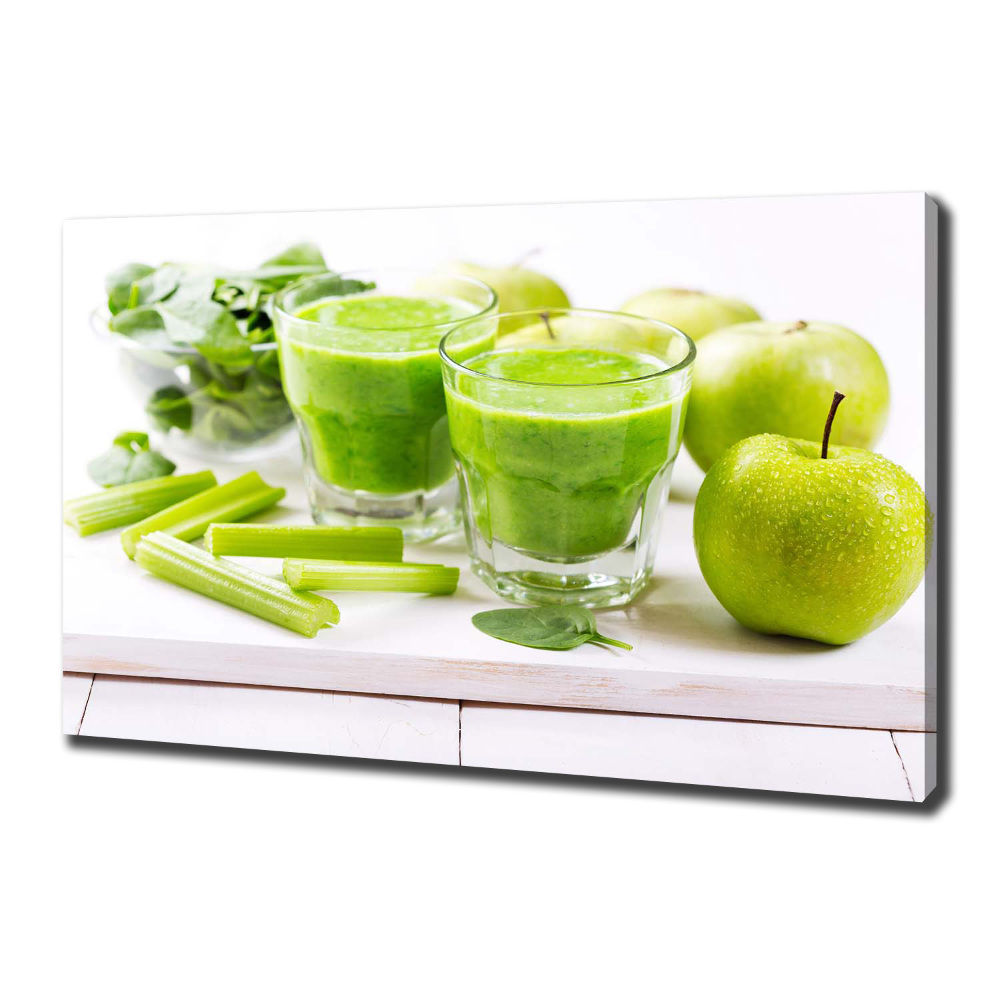 Canvas wall art Green cocktail