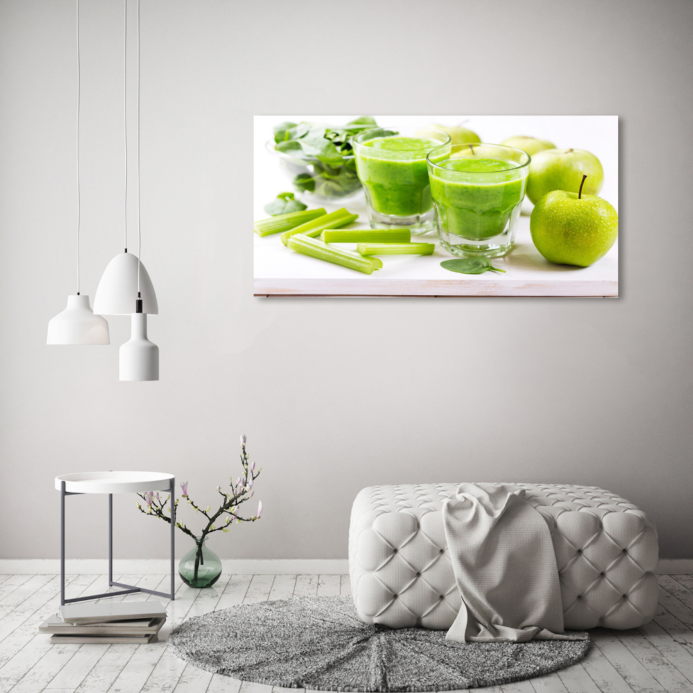 Canvas wall art Green cocktail