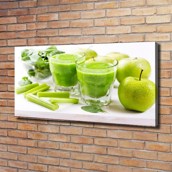 Canvas wall art Green cocktail