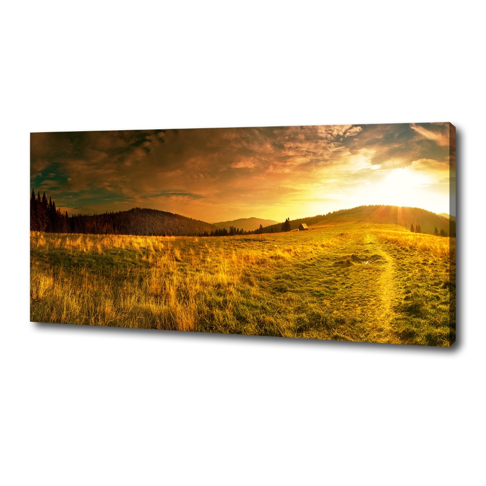 Canvas wall art Panorama of the Tatra Mountains