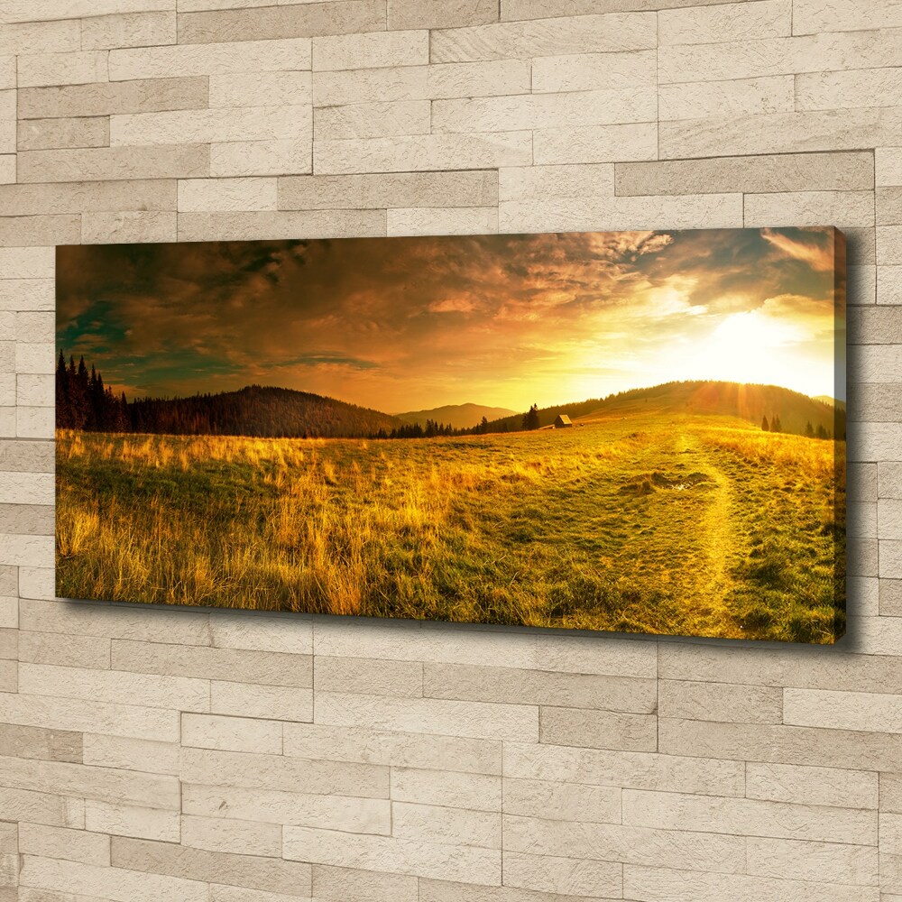 Canvas wall art Panorama of the Tatra Mountains