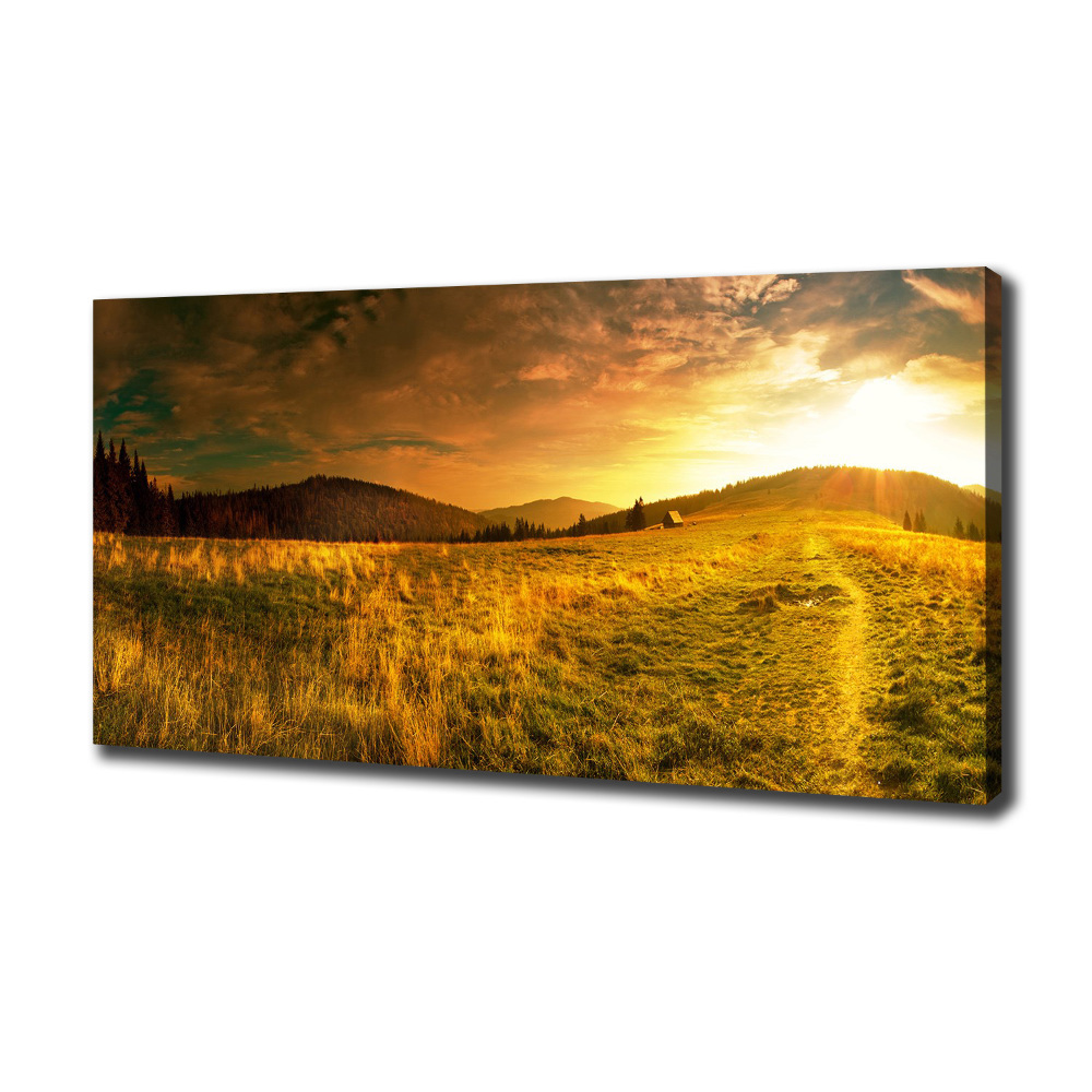 Canvas wall art Panorama of the Tatra Mountains