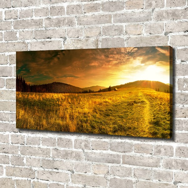 Canvas wall art Panorama of the Tatra Mountains