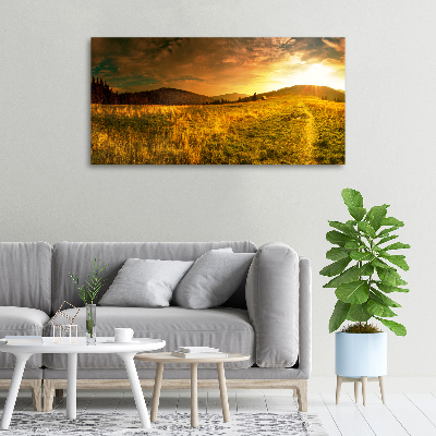 Canvas wall art Panorama of the Tatra Mountains