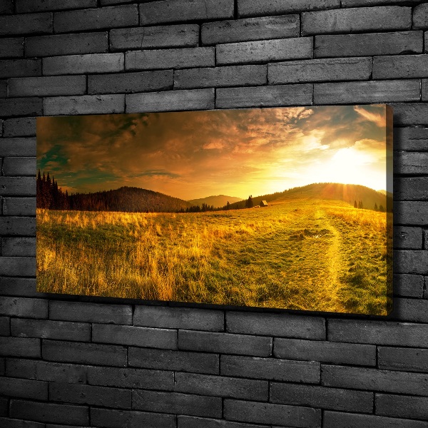 Canvas wall art Panorama of the Tatra Mountains