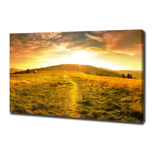 Canvas wall art Panorama of the Tatra Mountains